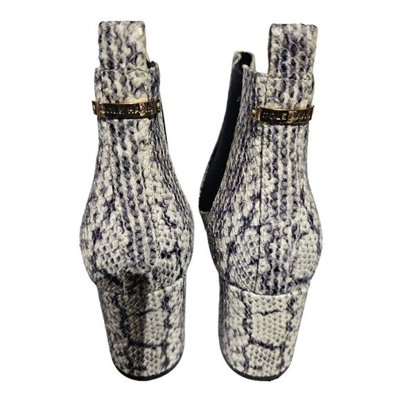COLE HAAN Nitasha Snake Skin Leather Boots Booties - Size 6 1/2 - Picture 4 of 9